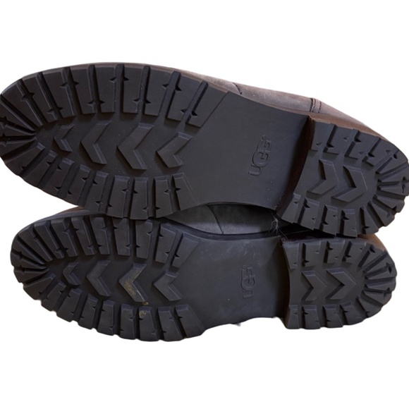 UGG Boots Fraser Stout Shearling Fur, Water-Resistant, Leather, Winter Combat, 7 - Picture 9 of 11